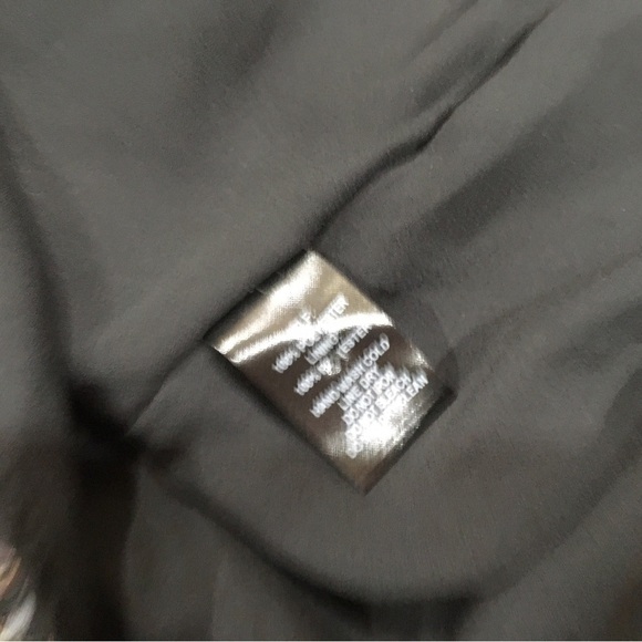 Lulus Womens S Mini Dress Shift Lovely Black Floral Printed Long Sleeve Chiffon - Picture 4 of 8